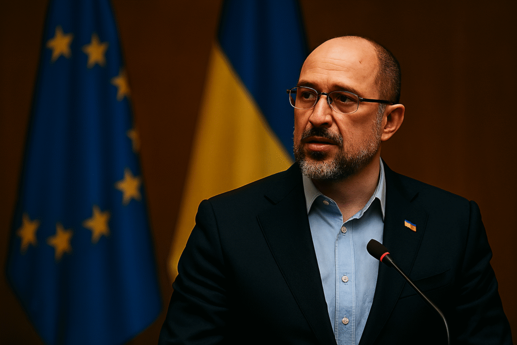 Ukrainian PM Urges Confiscation of Russian Assets for Defence Funding