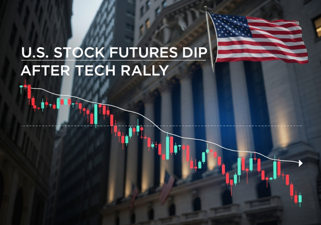U.S. Stock Futures Dip After Tech Rally Amid Shutdown and Fed Uncertainty