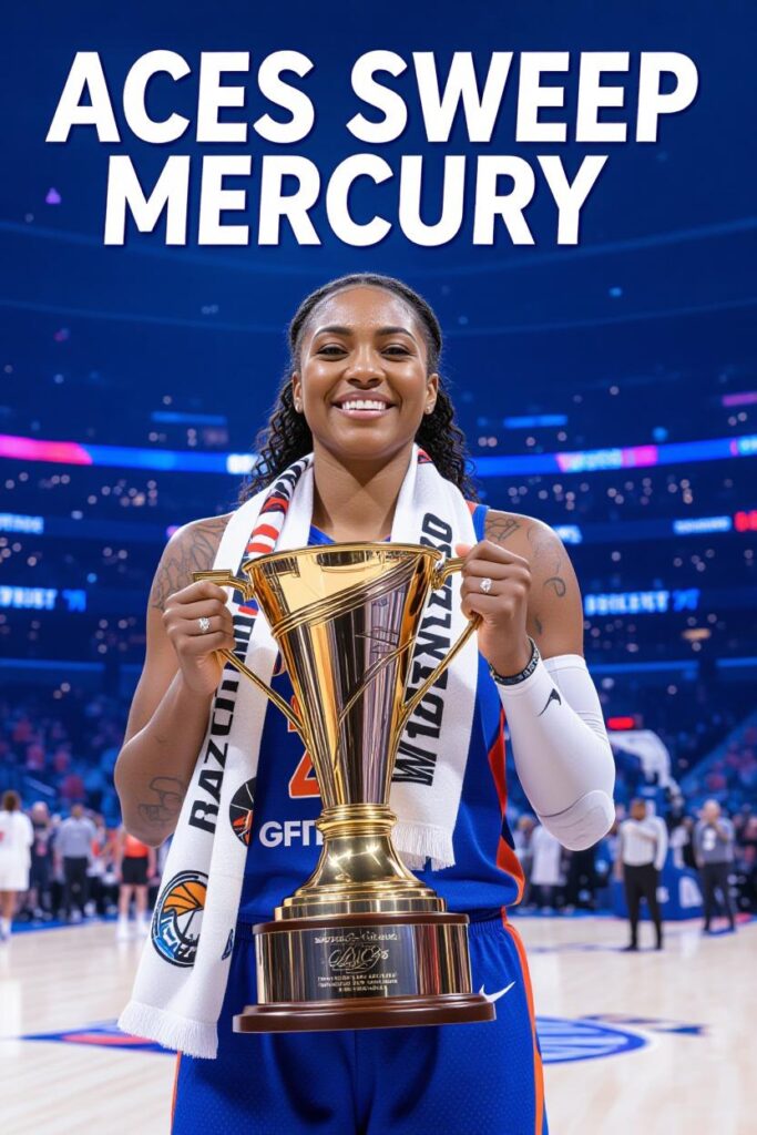 Aces Sweep Mercury to Clinch Third WNBA Championship in Four Years