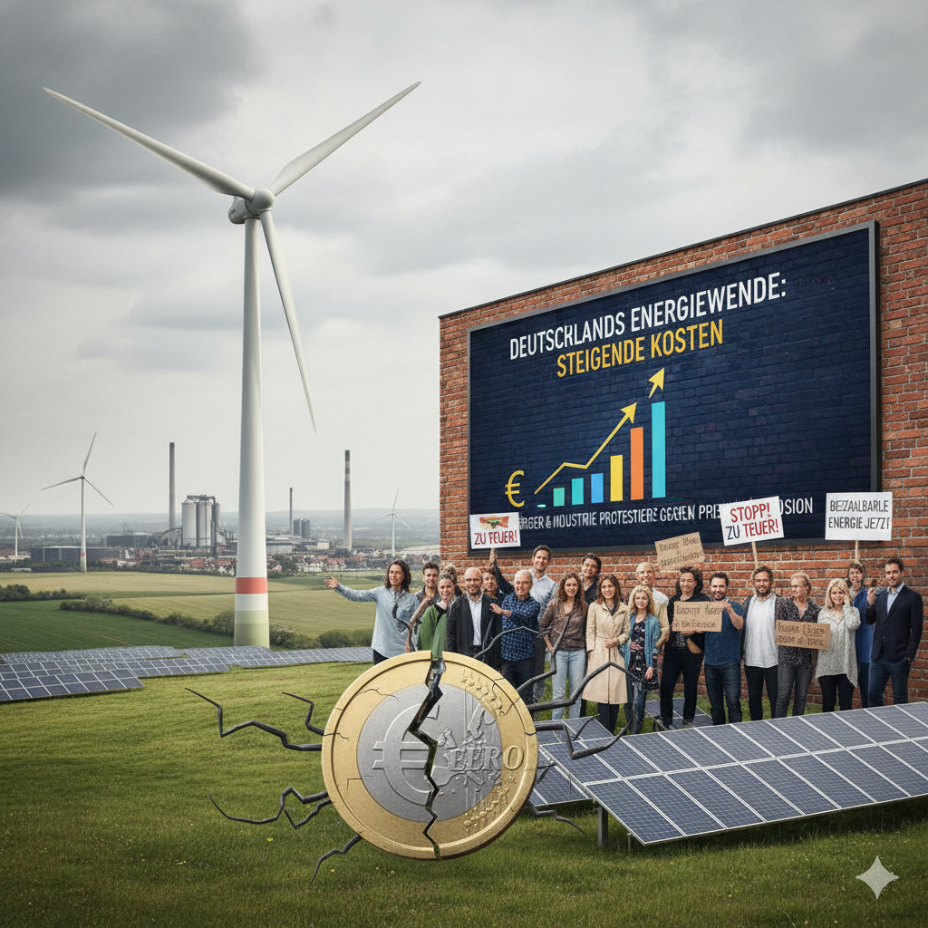 Germany’s Green Energy Push Faces Backlash Over Rising Costs