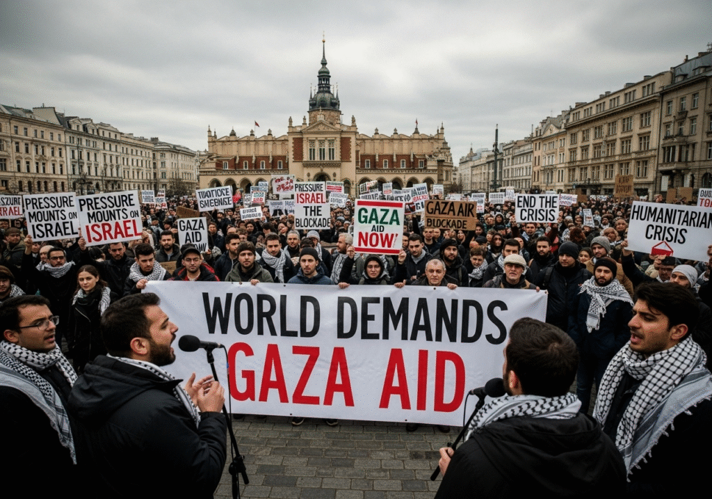 Pressure Mounts on Israel Over Gaza Aid: International Calls for Unrestricted Humanitarian Access Intensify